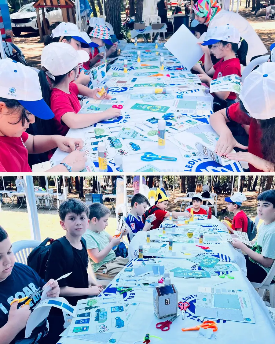 Açık havada ekolojik şehir atölyesi